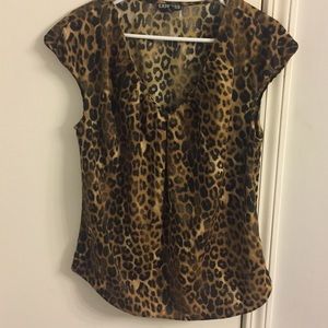 Express leopard print blouse